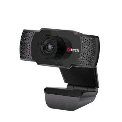 Webkamera C-TECH CAM-07HD, 720P, mikrofon, černá, CAM-07HD