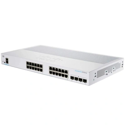 Cisco CBS250-24T-4X-EU 24-port GE Smart Switch, 24x GbE RJ-45, 4x 10G SFP+, CBS250-24T-4X-EU