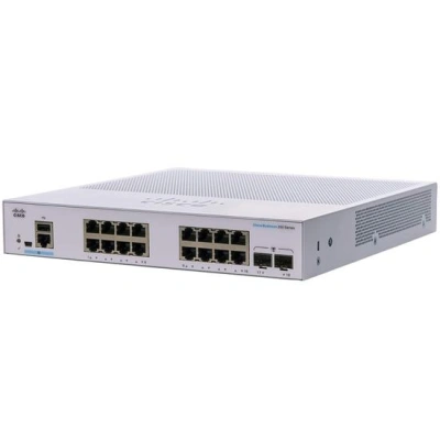 Cisco CBS250-16T-2G-EU 16-port GE Smart Switch, 16x GbE RJ-45, 2x 1G SFP, CBS250-16T-2G-EU