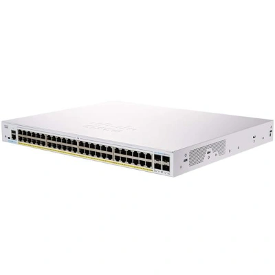 Cisco CBS250-48PP-4G-EU 48-port GE Smart Switch, 48x GbE RJ-45, 4x 1G SFP, PoE+ 195W, CBS250-48PP-4G-EU