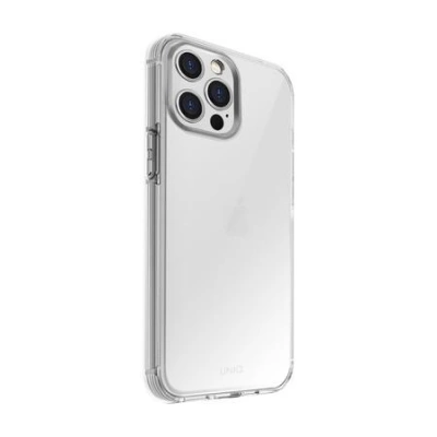 Uniq Hybrid iPhone 12 Pro Max Air Fender Antimicrobial - Nude Transparent