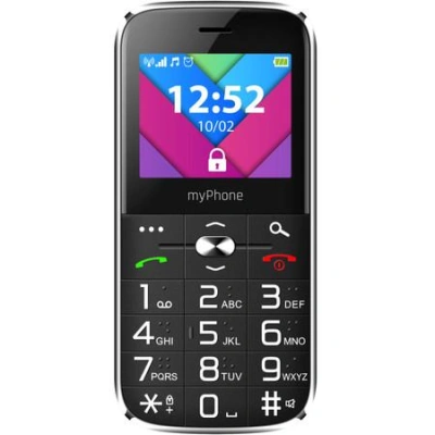myPhone Halo C Senior černý s nabíjecím stojánkem   2,2" /Dual SIM