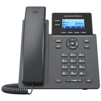 Grandstream GRP2602P/ VoIP telefon/ 2,21" podsvícený grafický display/ 4x SIP/ 2x LAN/ PoE, GDMS, GRP2602P