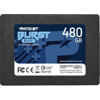 PATRIOT BURST ELITE 480GB SSD / Interní / 2,5" / SATA 6Gb/s /, PBE480GS25SSDR