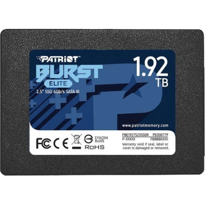 PATRIOT BURST ELITE 1,92TB SSD / Interní / 2,5" / SATA 6Gb/s /, PBE192TS25SSDR
