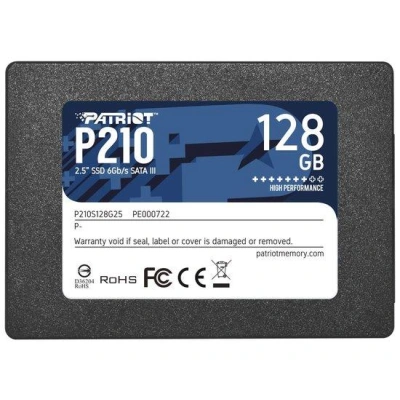 PATRIOT P210 128GB SSD / 2,5" / Interní / SATA 6GB/s / 7mm, P210S128G25