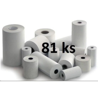 Papírový kotouč papírová páska TERMO, 80/60/12 (43m) - 80ks, 620005041