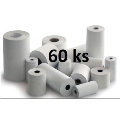 Papírový kotouč papírová páska TERMO, 80/70/12 (62m) - 60ks, 130080035
