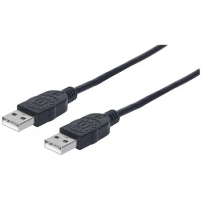 MANHATTAN kabel USB 2.0, Type-A Male to Type-A Male, 1,8 m, Black