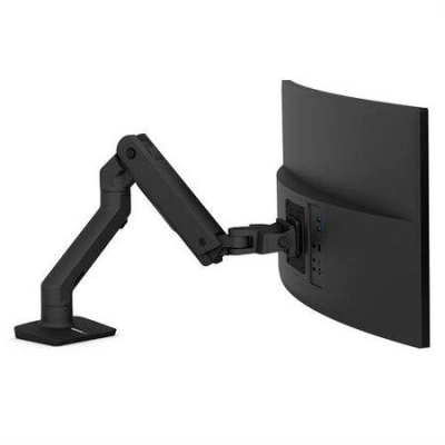 ERGOTRON HX Desk Monitor Arm, stolní rameno  max 49" monitor, černé, 45-475-224