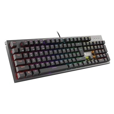 Genesis herní mechanická klávesnice THOR 300/RGB/Outemu Brown/Drátová USB/US layout/Šedá