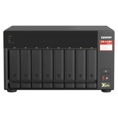 QNAP TS-873A-8G (Ryzen 2,2GHz / 8GB RAM / 8x SATA / 2x M.2 NVMe slot / 2x 2,5GbE / 2x PCIe / 4x USB), TS-873A-8G