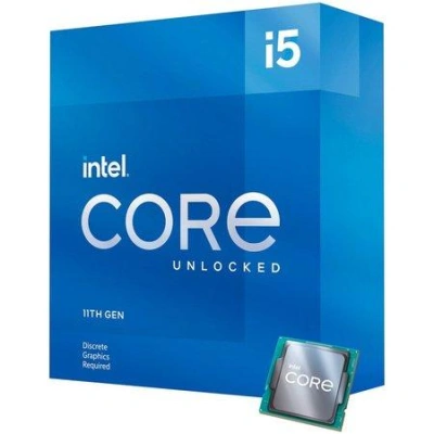 INTEL Core i5-11600KF / Rocket Lake / LGA1200 / max. 4,9GHz / 6C/12T / 12MB / 125W TDP / bez VGA / BOX bez chl., BX8070811600KF