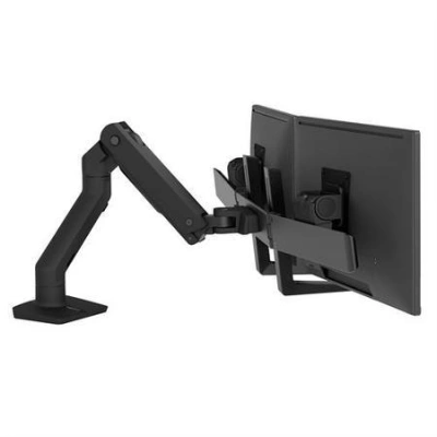 ERGOTRON HX Desk Dual Monitor Arm, stolní rameno pro 2 monitry až 32", černé, 45-476-224