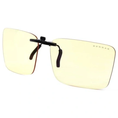 GUNNAR kancelářske/herní brýle CLIP-ON ONYX * jantárová skla * BLF 65 * NATURAL focus, CLI-00101