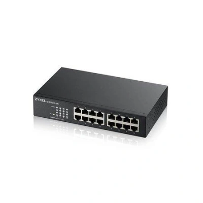 Zyxel GS1100-16  16 port Gigabit Unmanaged Switch v3, GS1100-16-EU0103F