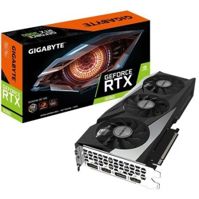 GIGABYTE GeForce RTX 3060 GAMING OC 12G / PCI-E / 12GB GDDR6 / 2x HDMI / 2x DP / LHR, GV-N3060GAMING OC-12GD 2.0