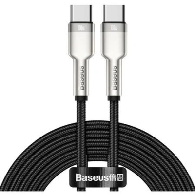 Kabel USB-C na USB-C Baseus Cafule, 100W, 2m (černý)