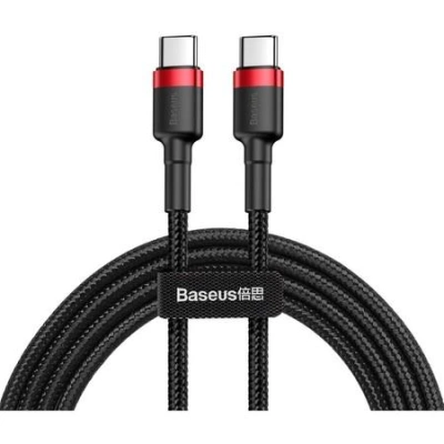 USB-C PD Baseus Cable Cafule PD 2.0 QC 3.0 60W 1m (černo-červený)