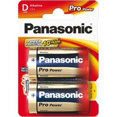 Panasonic LR20 PPG Pro Power Gold alkalická baterie, Mono D