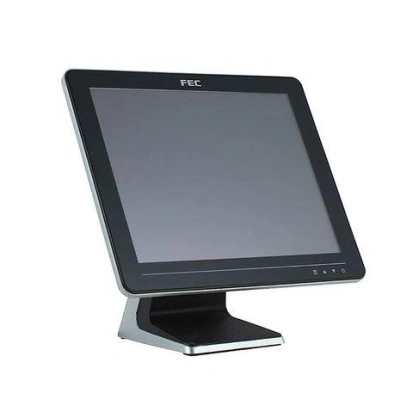 Dotykový monitor FEC AM-1015C, 15" LED LCD, PCAP (10-Touch), USB, VGA/DVI, bez rámečku, černo-stříbrný, AM-1015-PCTGG-350LED