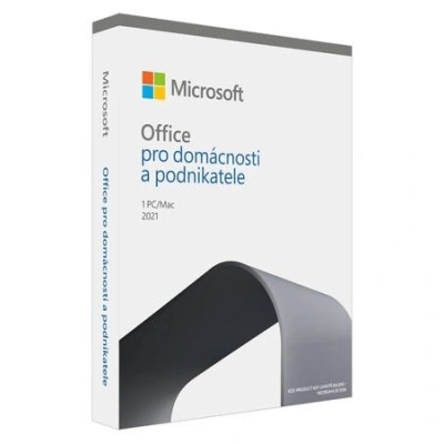 Microsoft Office 2021 pro domácnosti a podnikatele CZ, krabicová verze, T5D-03504, nová licence, T5D-03504