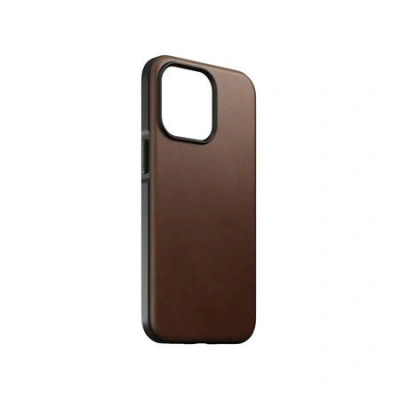 Nomad Rugged Leather MagSafe kryt iPhone 13 Pro hnědý