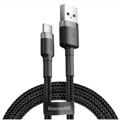 Baseus Cafule kabel USB-C 3A 1m (šedo-černý)