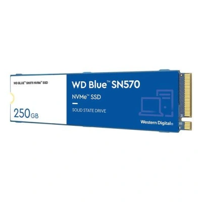 WD SSD Blue SN570 250GB / WDS250G3B0C / NVMe M.2 PCIe Gen3 / Interní / M.2 2280, WDS250G3B0C