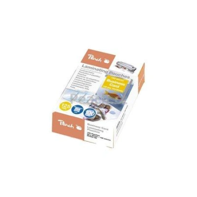 PEACH laminovací folie (60x90mm) Laminating Pouch Business Card , 125mic, 100ks, PP525-08