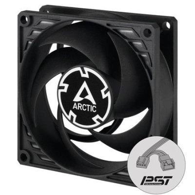 ARCTIC P8 PWM PST Case Fan - 80mm case fan with PWM control and PST cable, ACFAN00150A