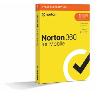 NORTON 360 MOBILE CZ 1 uživatel pro 1 zařízení na 1 rok, 21426893