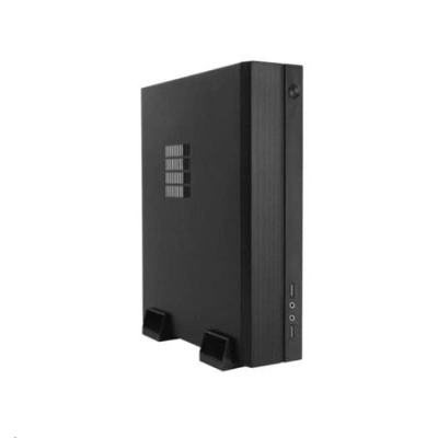 CHIEFTEC skříň Compact Series/mini ITX, IX-06B-OP, Black, bez zdroje, IX-06B-OP