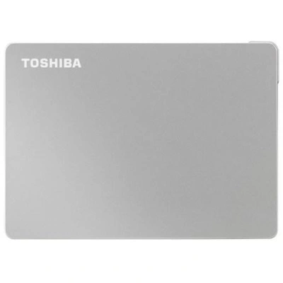TOSHIBA Canvio Flex 2TB Silver 2.5inch External Hard Drive USB-C, HDTX120ESCAA