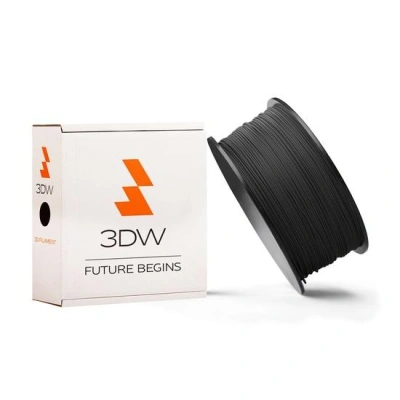 3DW - PLA filament 2,9mm černá, 1kg, tisk 195-225°C, D12308