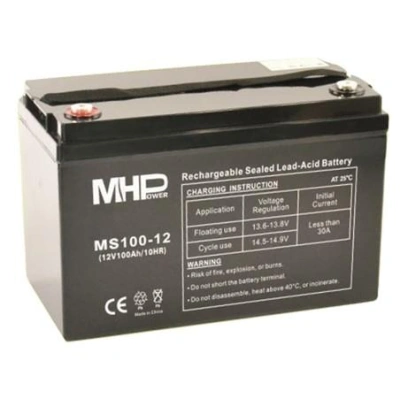 Pb akumulátor MHPower VRLA AGM 12V/100Ah (MS100-12, MS100-12