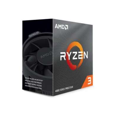 AMD Ryzen 3 4100 / Ryzen / AM4 / 4C/8T / max. 4,0GHz / 4MB / 65W TDP / BOX s chladičem, 100-100000510BOX