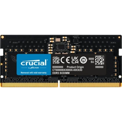 Crucial DDR5 8GB SODIMM 4800MHz CL40, CT8G48C40S5