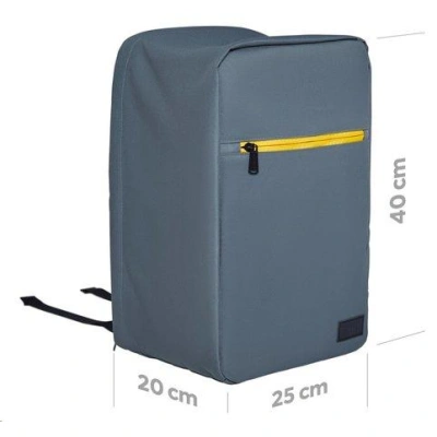 CANYON CSZ-01 batoh pro 15.6" notebook, 20x25x40cm, 20L, příruční zavazadlo, příruční zavazadlo, šedá, CNE-CSZ01GY01