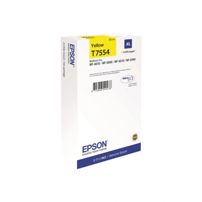 Epson inkoustová náplň/ C13T755440/ WF-8090/ 8590/ XL Žlutá, C13T755440
