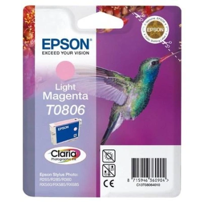 Epson inkoustová náplň/ C13T080640/ R265/ R360/ RX560/ Světlá magenta, C13T08064011
