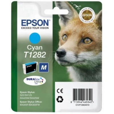 Epson inkoustová náplň/ T1282/ Singlepack DURABrite Ultra Ink/ Modrá, C13T12824012