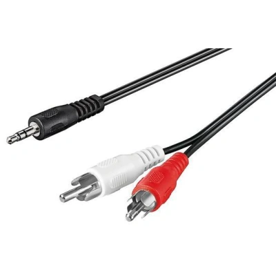 Techly Kabel audio stereo Jack 3.5mm na 2x RCA M/M 1,5m