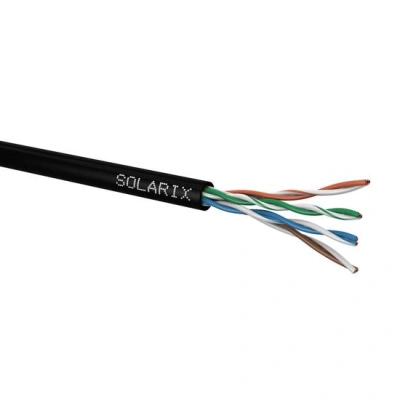 Solarix Kabel UTP PE drát c5e venkovní 305m