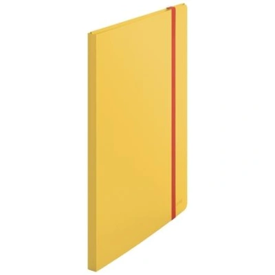 Katalogová kniha Leitz Cosy A4, PP, 20 kapes, teplá žlutá, 46700019