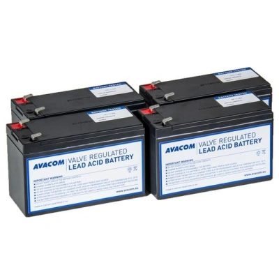 AVACOM AVA-RBP04-12072-KIT - baterie pro UPS CyberPower, EATON, Effekta, Legrand, AVA-RBP04-12072-KIT