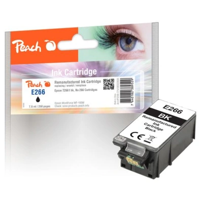 PEACH kompatibilní cartridge Epson 266 black, 7.6ml, 320926