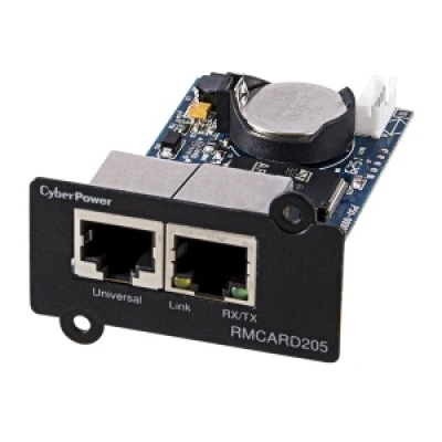 CyberPower SNMP Expansion card s možností připojit senzor pro monitoring okolní, RMCARD205