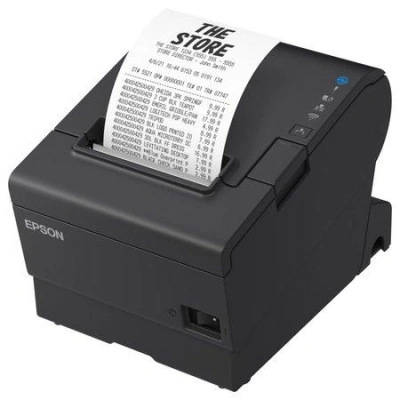 EPSON TM-T88VII/ Pokladní tiskárna/ USB+serial+Ethernet/ Černá/ Včetně zdroje, C31CJ57112