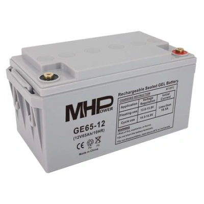 MHPower GE65-12 Gelový akumulátor 12V/65Ah, GE65-12